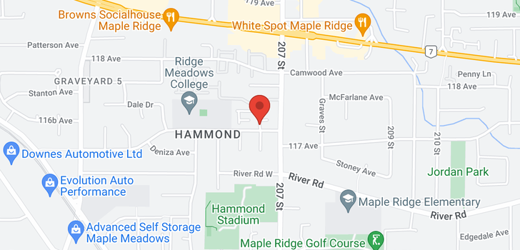 map of 10 20681 THORNE AVENUE